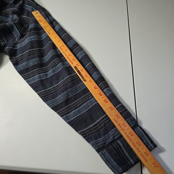 Carbon2Cobalt Men Striped Flannel Button‎ Shirt Size XXLT Fall Layer Outdoor - Picture 9 of 11